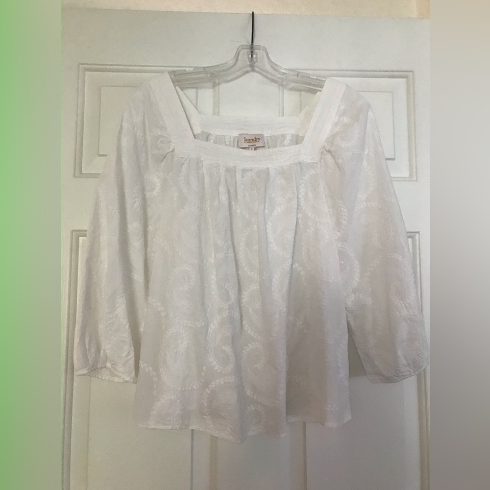 White blouse by segal